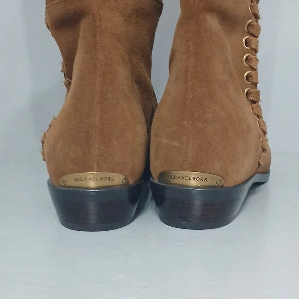 Michael Kors Brown Suede Over-the-Knee Boots, Gentle Used Excellent Conditions